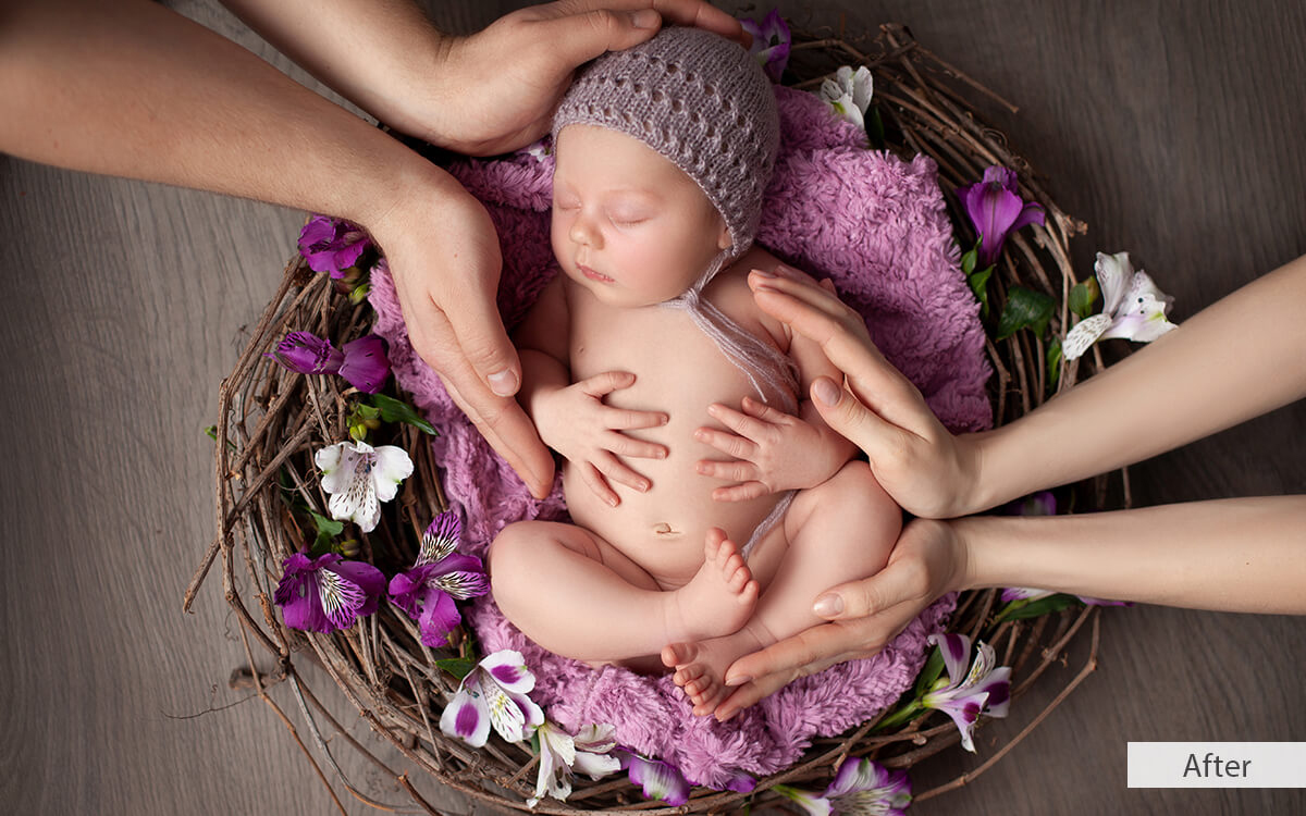 Newborn Photography Retouching Services