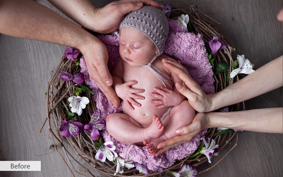 Newborn Photography Retouching Services